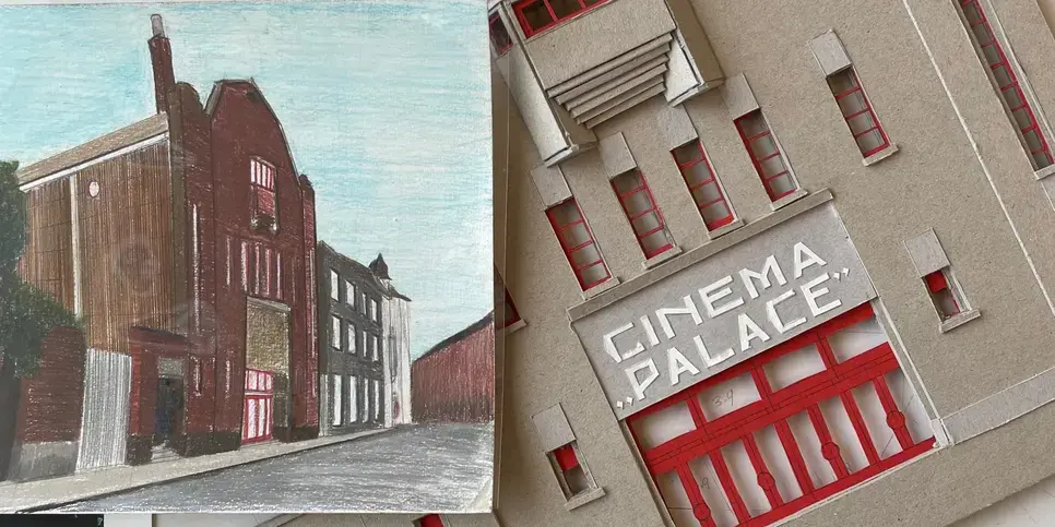 Vormgeving architectuur en interieur - ontwerp cinema