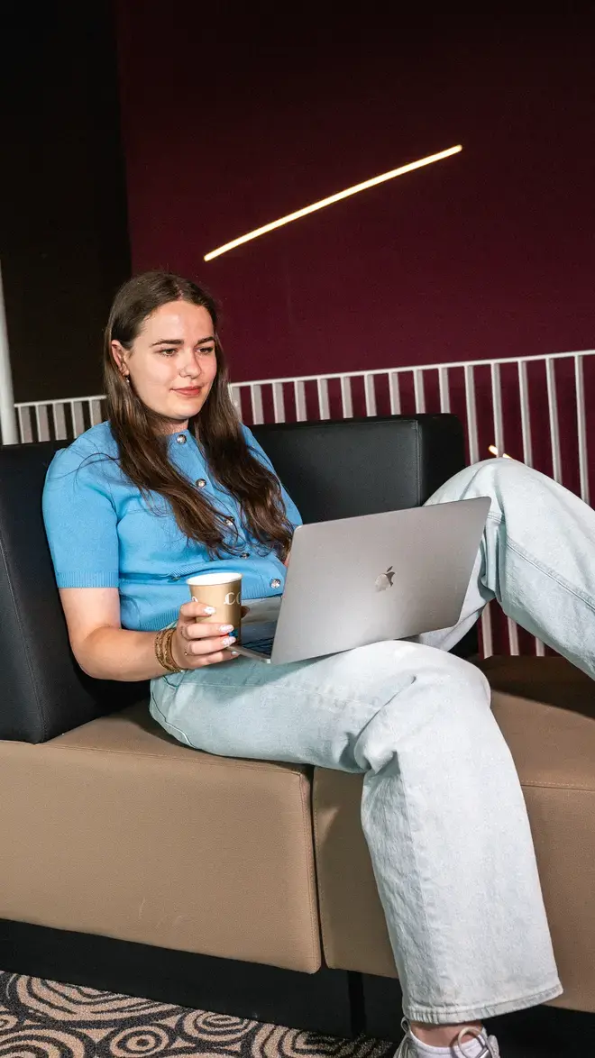 Laptop Zithoek Verlichting Zuyd Hogeschool Sittard