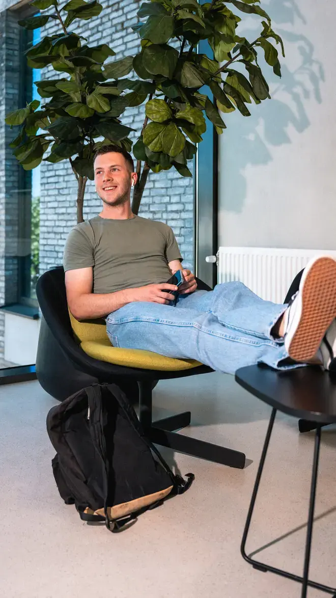 Social-Work Zittende student