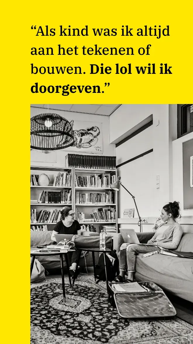Docent beeldende kunst en vormgeving - oud student quote
