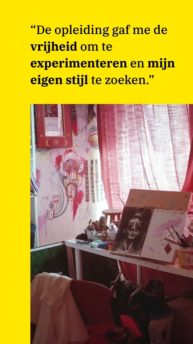 Vormgeving Visuele Communicatie oud-student quote