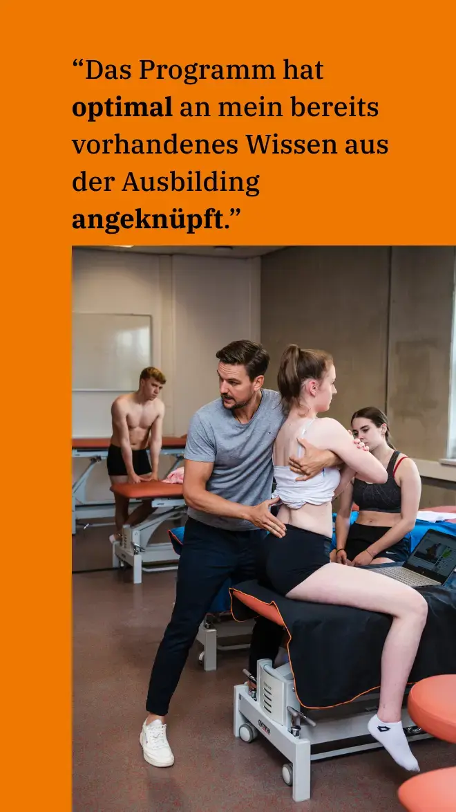 Bsg Physiotherapie oud-student quote