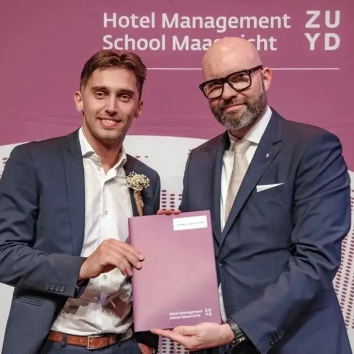 Hotelschool Maastricht oud student Lars Den Hollander