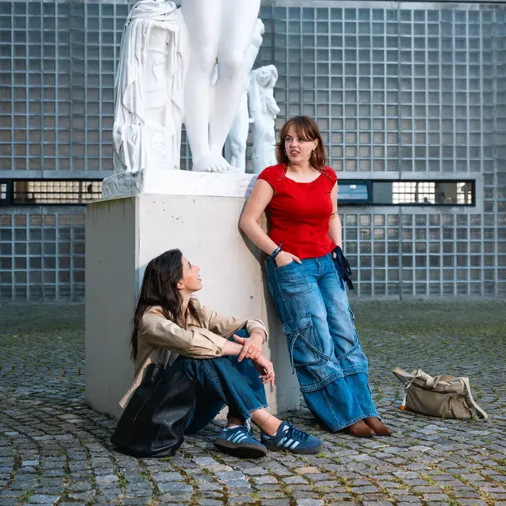 Zuyd Hogeschool studenten standbeeld maastricht