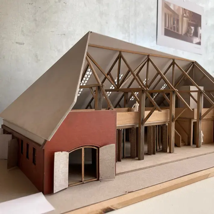 Vormgeving Architectuur bouw maquette