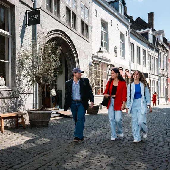 Stad Wandelend Duo Zuyd Hogeschool Internationaal