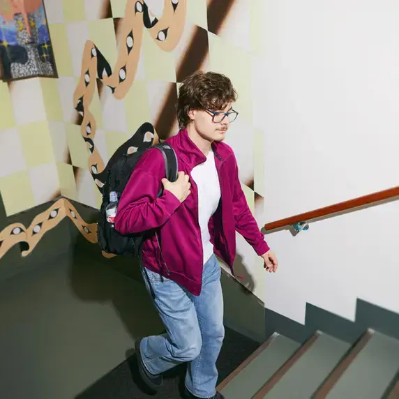  Zuyd Hogeschool student trappenhuis studentlife