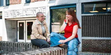 Stadswandeling Gevel Lachend Zuyd Hogeschool Maastricht