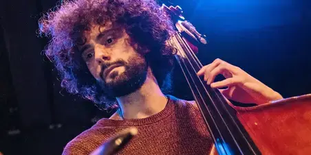 Muziek - jazz - contrabas